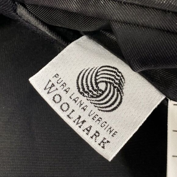 Canali Mens Wool Solid Black Three Button Long Sleeve Blazer Jacket Size 48R - Picture 6 of 16